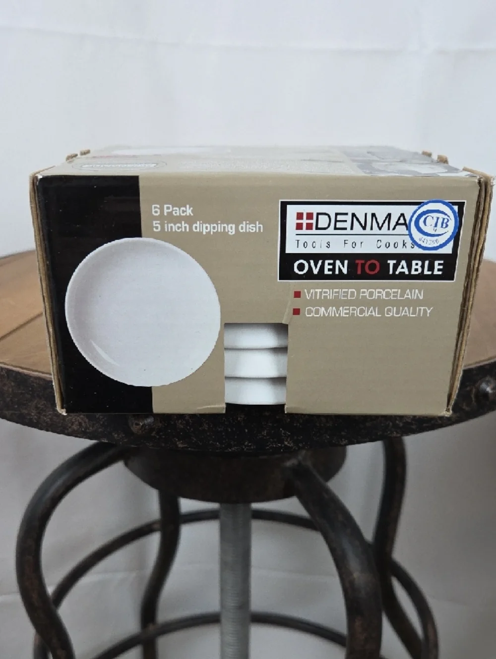 Denmark Oven to Table White 5-inch Dipping Dish - 6 Pack